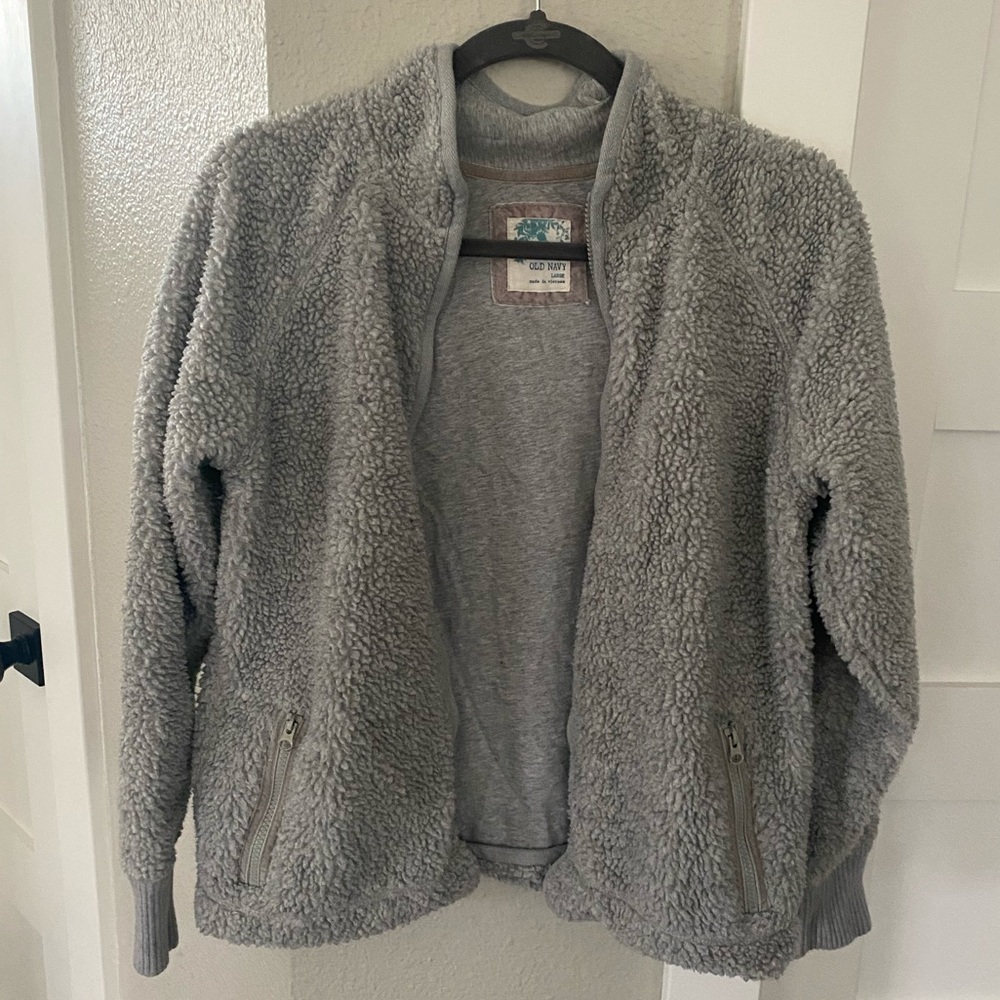 Grey Sherpa women’s lined jacket